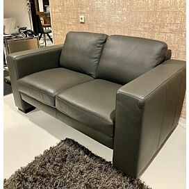2-Sitzer-Sofa aus Leder im Angebot!